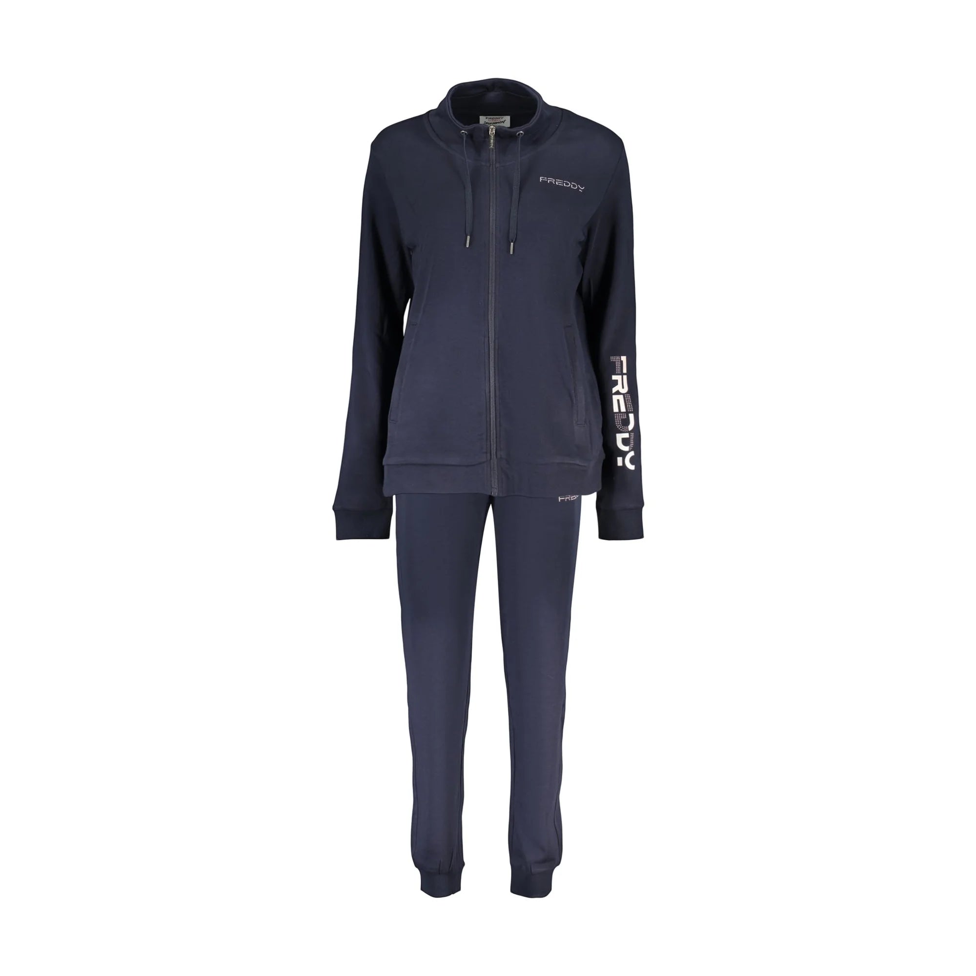 FREDDY FELPA CON ZIP DONNA BLU